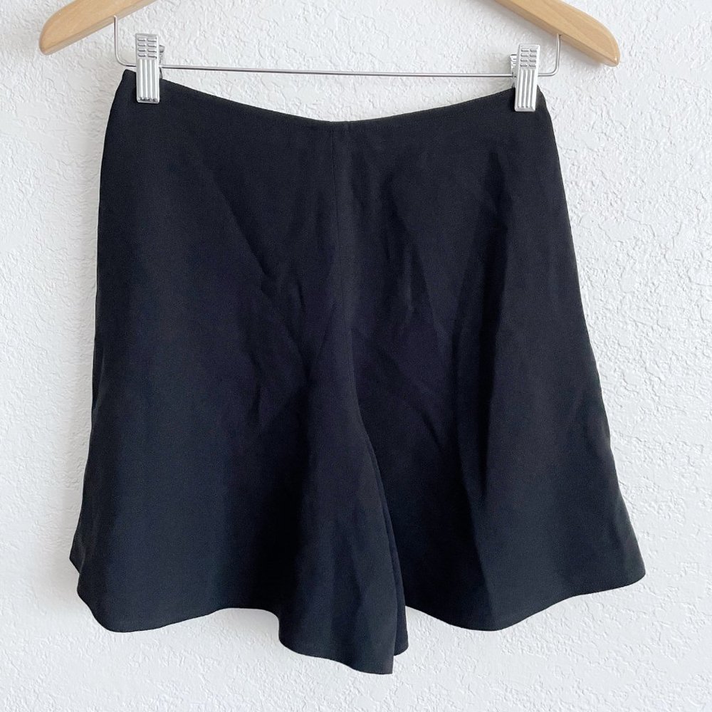 Vintage Donna Karan New York Black Dressy Flowy Shorts SMALL 28